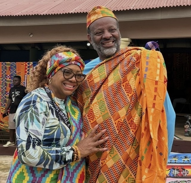 Pastor Jerry and Eunice Parries leading a travel group